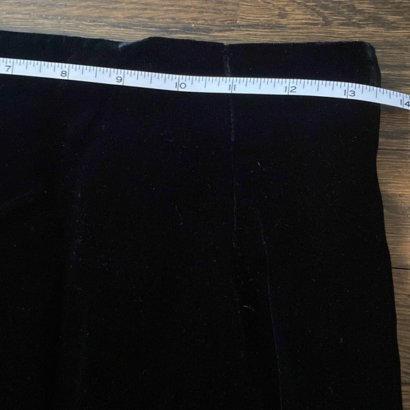 Vintage Black Velvet Pencil Skirt size 10 - Picture 6 of 7